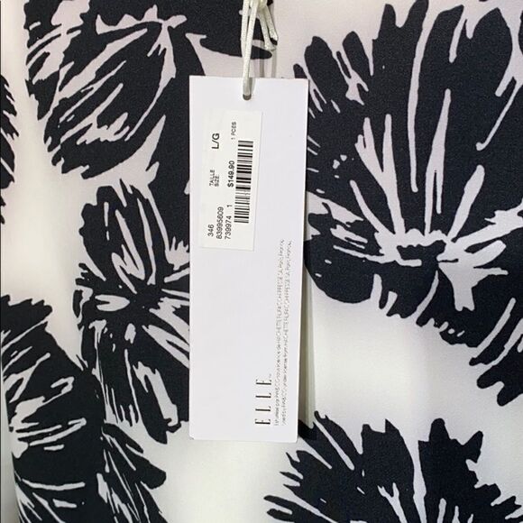 NWT Elle by RW & Co Black & White Sheath Dress - Picture 7 of 9